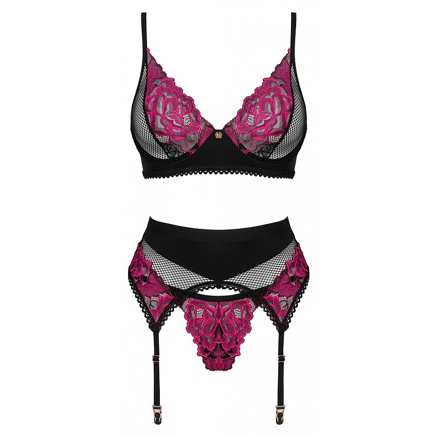 Set Obsessive Rosenty 3 Piese Roz