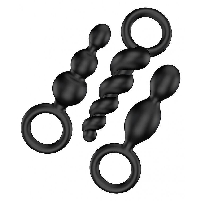 Set Satisfyer De Jucarii Pentru Satisfactie Anala Negru