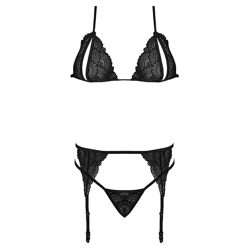 Set Magic Silk Peek-a-Boo Negru