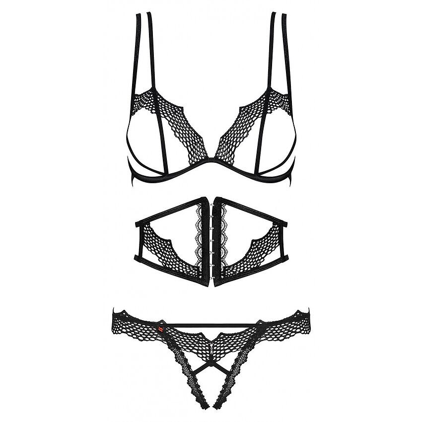 Set Obsessive Bravele Negru