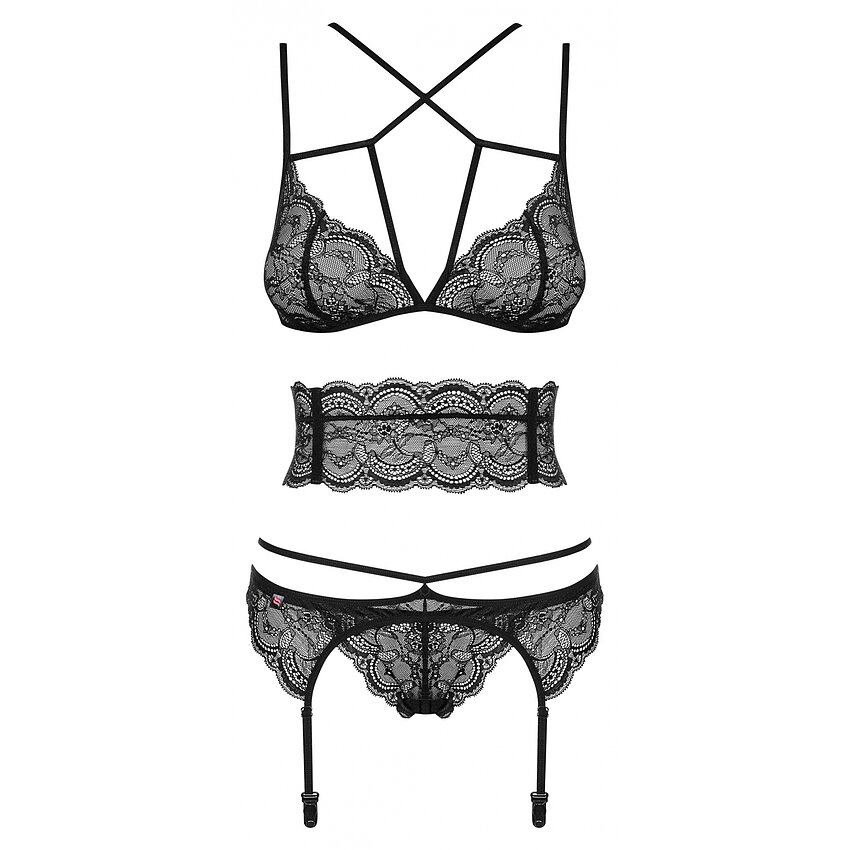 Set Obsessive Frivolla Negru