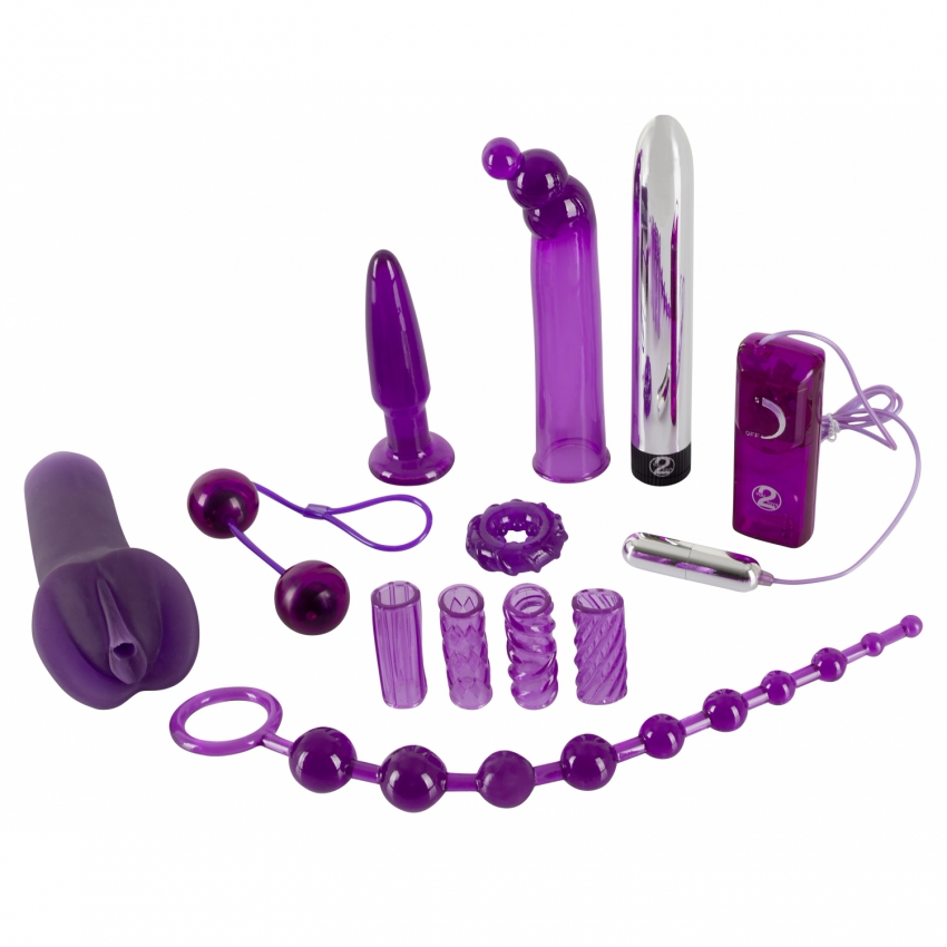 Set Jucarii Sexuale Cu Vibrator 17 Cm