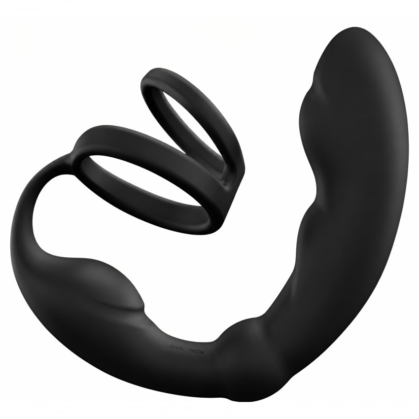 Stimulator Prostata Negru Cu Telecomanda
