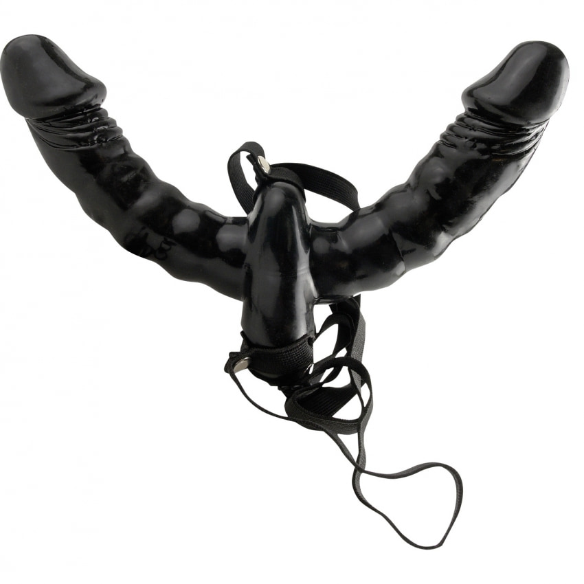 Strap-on Dublu Pentru Stimulare Punct G