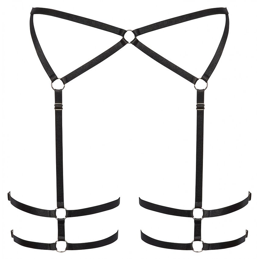 Portjartier Cottelli Collection Hidden Flame Negru