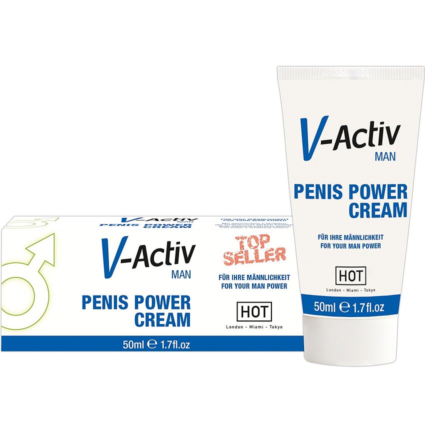 Erectie Prelungita Crema V-Activ Penis Power