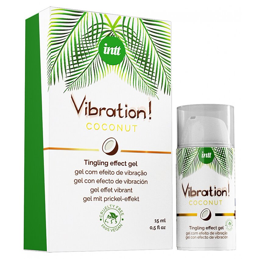 Gel Vibration Coconut Vegan Airless Bottle