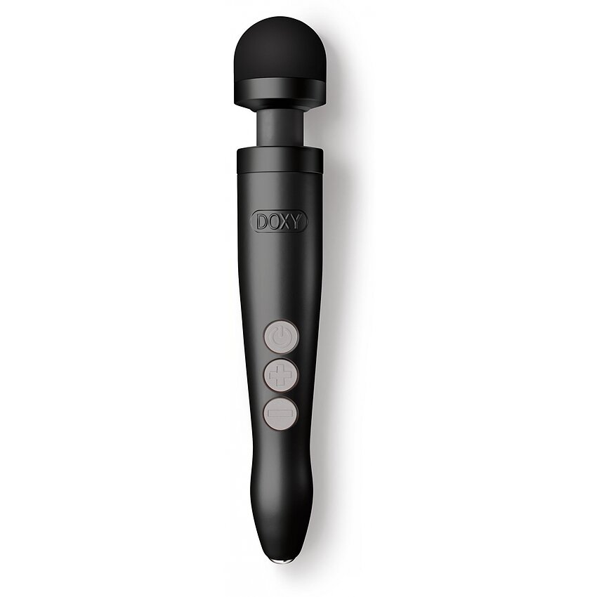 Vibrator Doxy Die Cast 3r Reincarcabil Negru