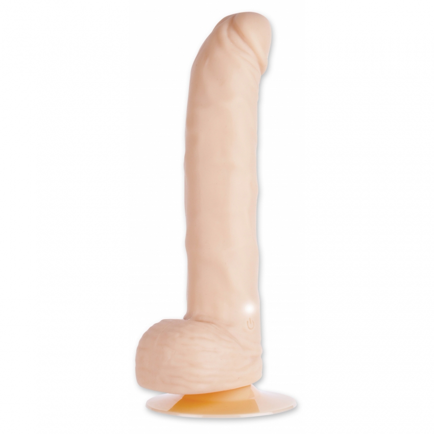 Vibrator Din Silicon Cu Varf Curbat