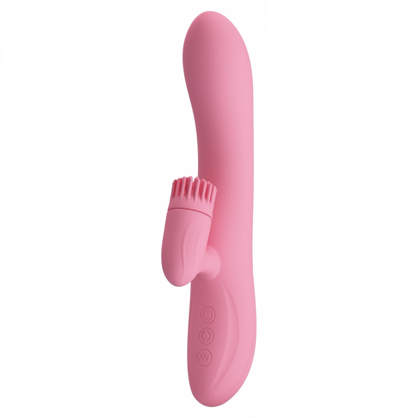 Vibrator Cu Brat Clitoral Si Rotatie